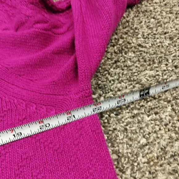 Women's Pink Cardigan Sweater - Picture 6 of 9